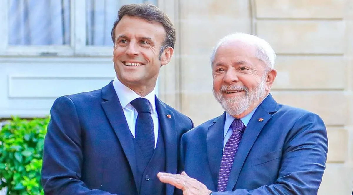 Macron e Lula mantêm boa relação institucional