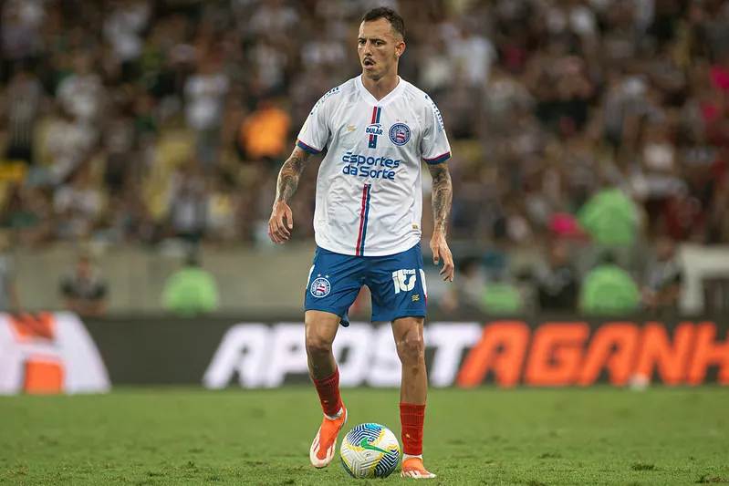 O lateral Iago Borduchi ainda não venceu com a camisa do Bahia