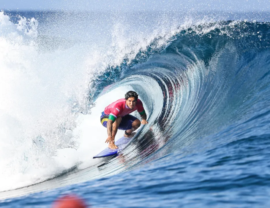 Gabriel Medina competindo