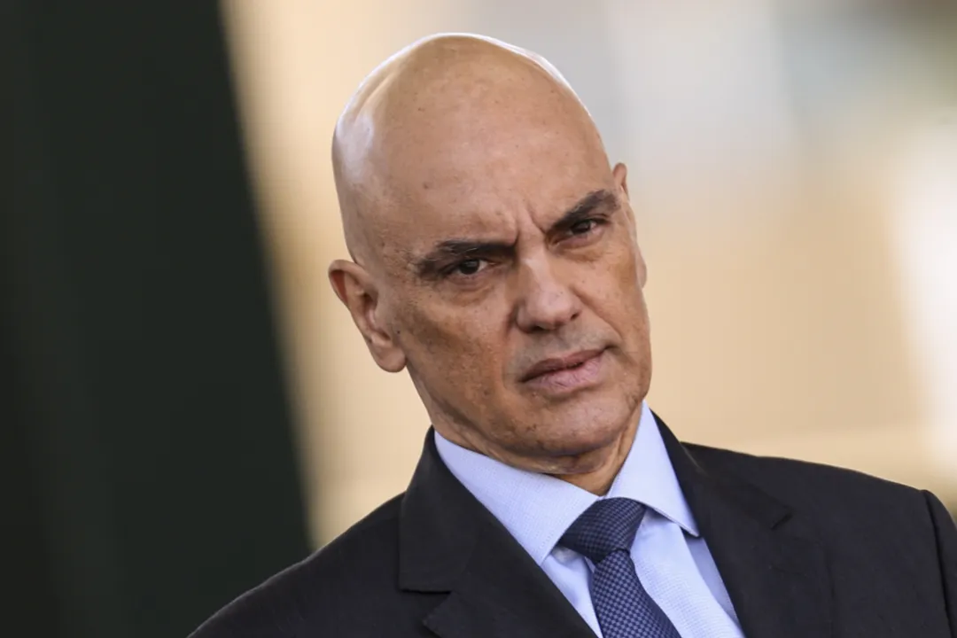 Ministro do STF, Alexandre de Moraes, durante a solenidade comemorativa ao Dia do Soldado, no Quartel-General do Exército, em Brasília