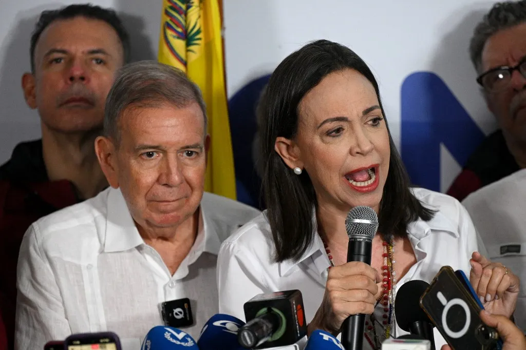 Corina alega que González teve 6,2 milhões de votos