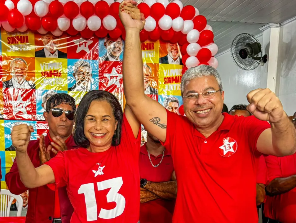 Chapa puro-sangue do PT, com Angelo Santana e Cátia Garcez