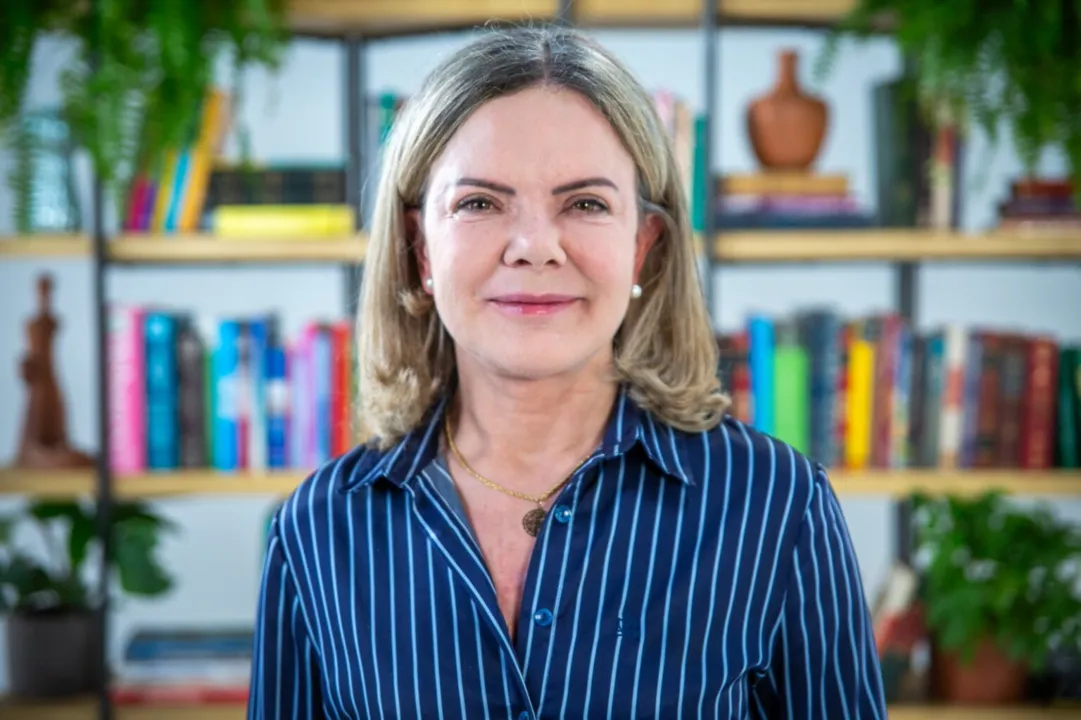 Gleisi Hoffmann é a presidente nacional do PT