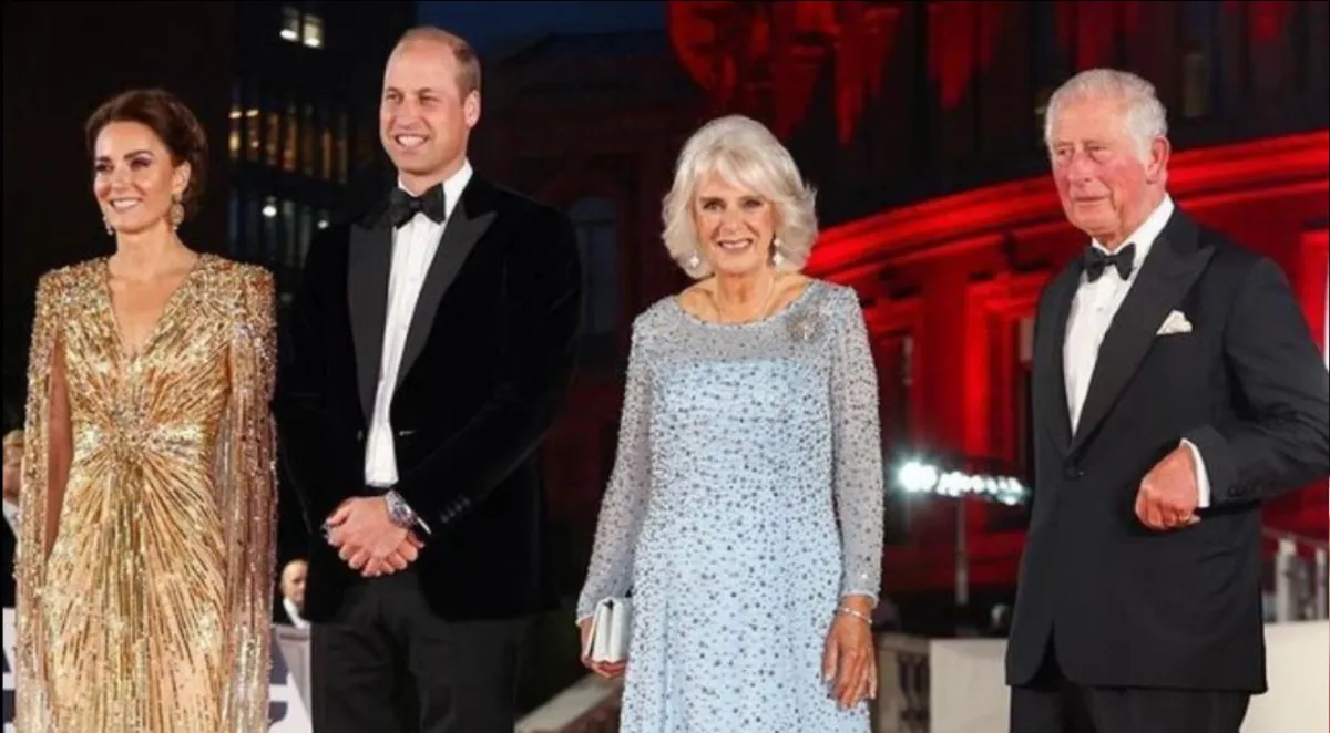 Família Real: Kate Middleton, príncipe William, Charles e Camilla