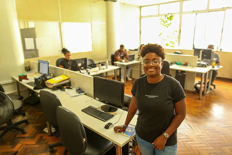 A estudante universitária Andressa Batista Santos