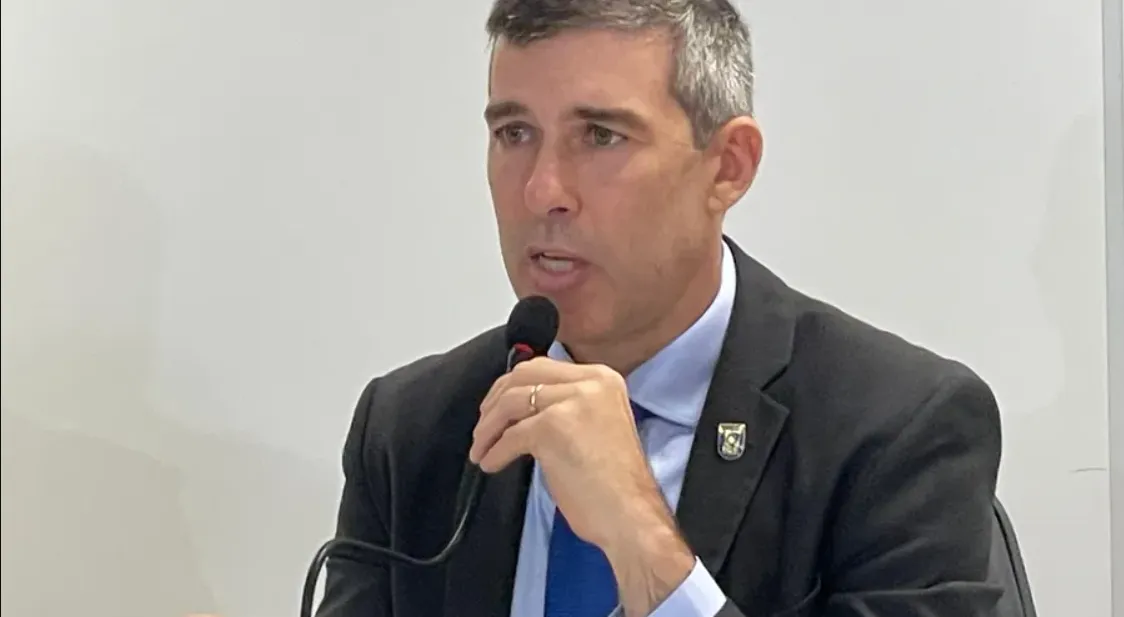 Marcelo Werner durante o balanço da SSP