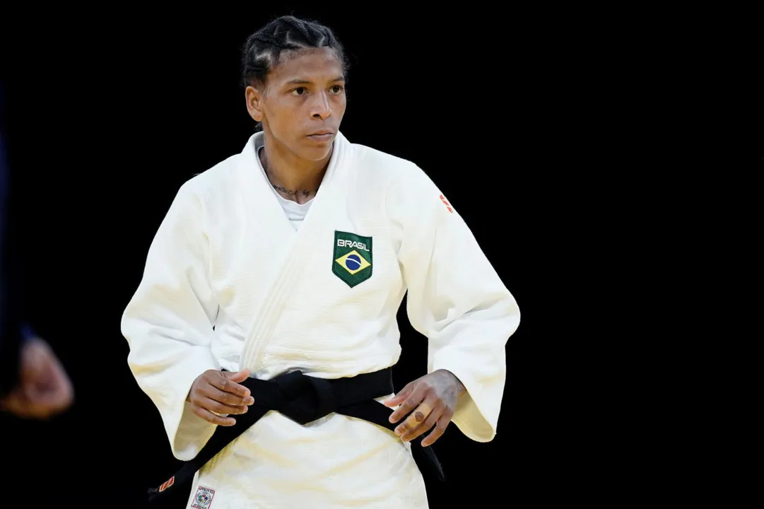 Rafaela Santos durante luta