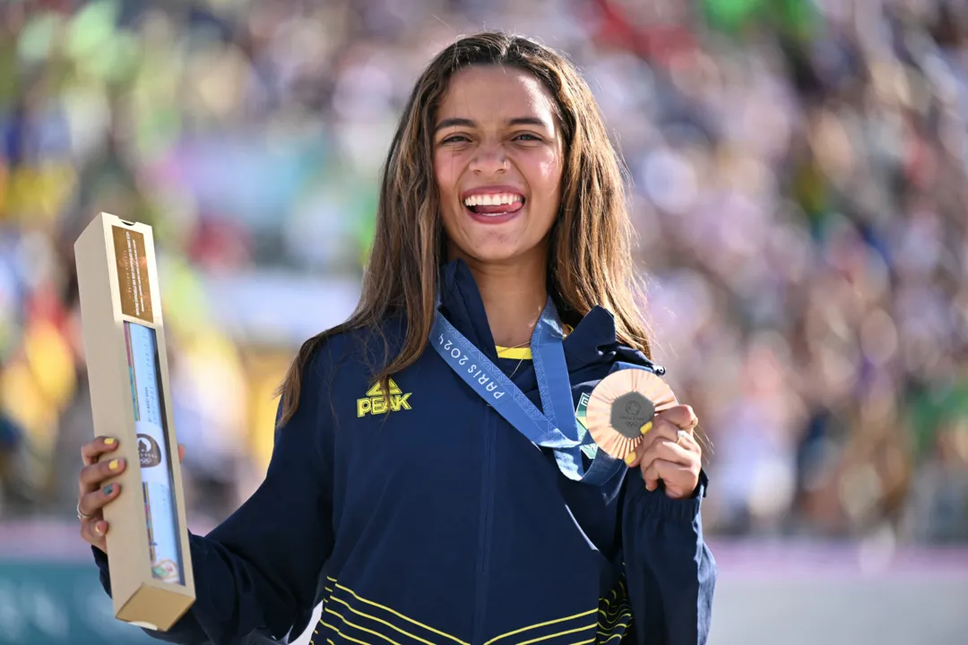Rayssa Leal faturou o bronze em Paris-2024