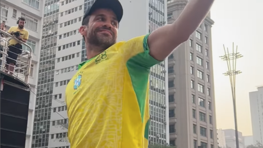 Pablo Marçal (PRTB) no ato bolsonarista do 7 de Setembro na Avenida Paulista