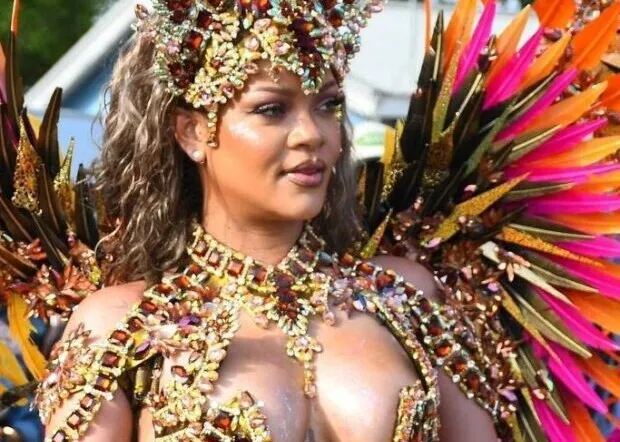 Rihanna no carnaval de Barbados