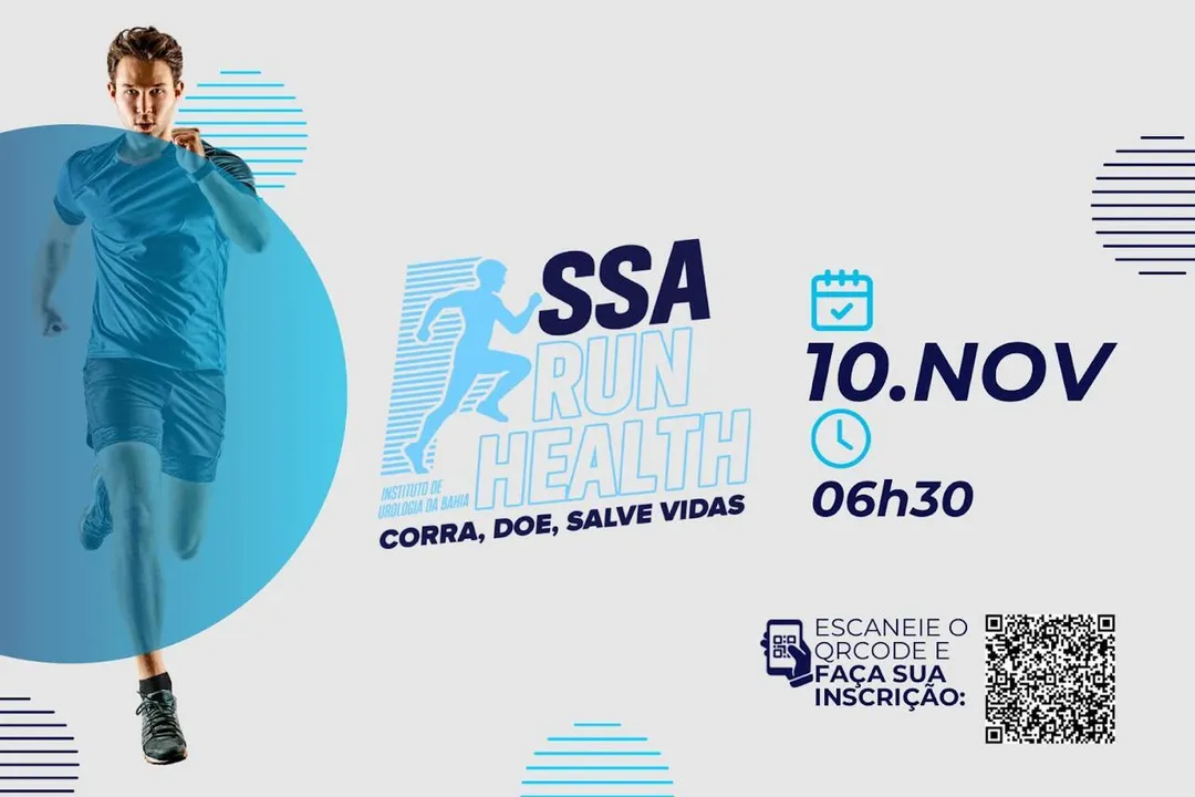 Salvador sediará a corrida “SSA Run Health – corra, doe e salve vidas”