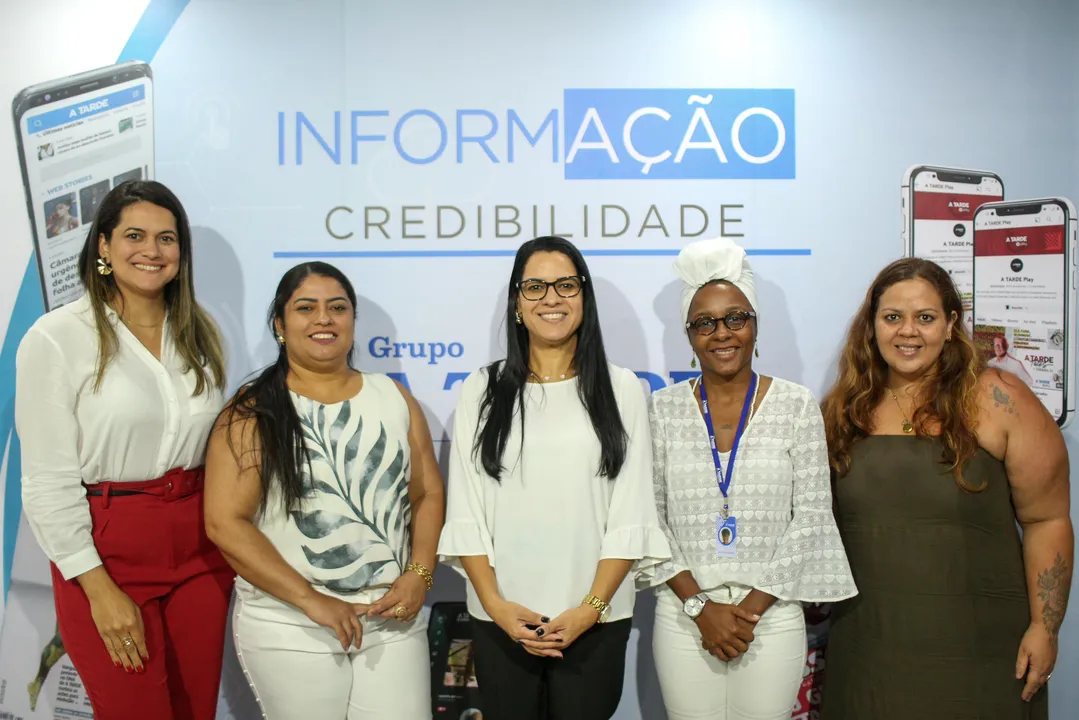 Visita da secretaria de Educação de Itacaré, Jamille Silva de Souza, ao Grupo A Tarde