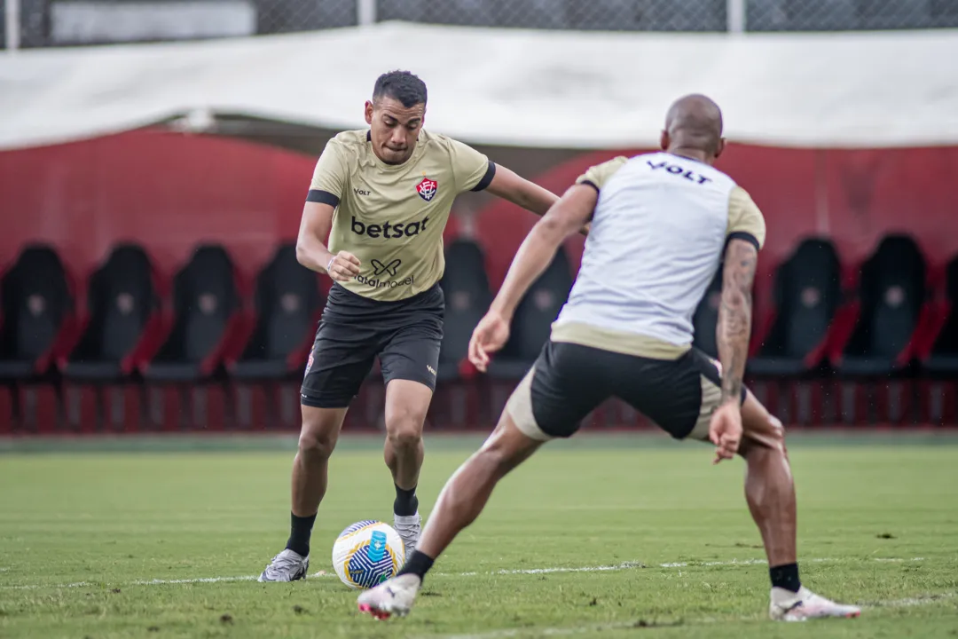 Treino do Vitória nesta quinta-feira, 1