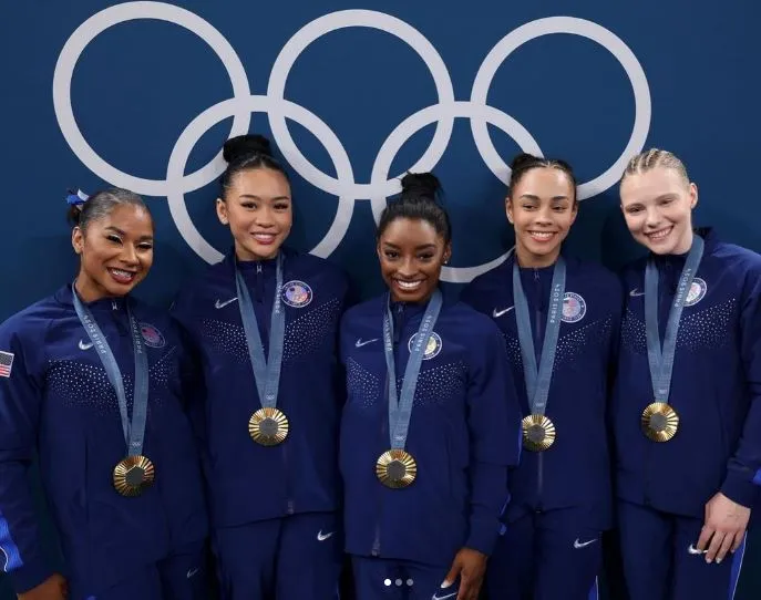 Equipe de ginástica artística dos EUA ganhou o ouro