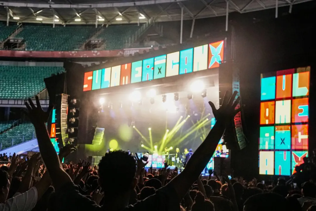 BaianaSystem foi uma das atrações mais aguardadas no Festival Soujuvs