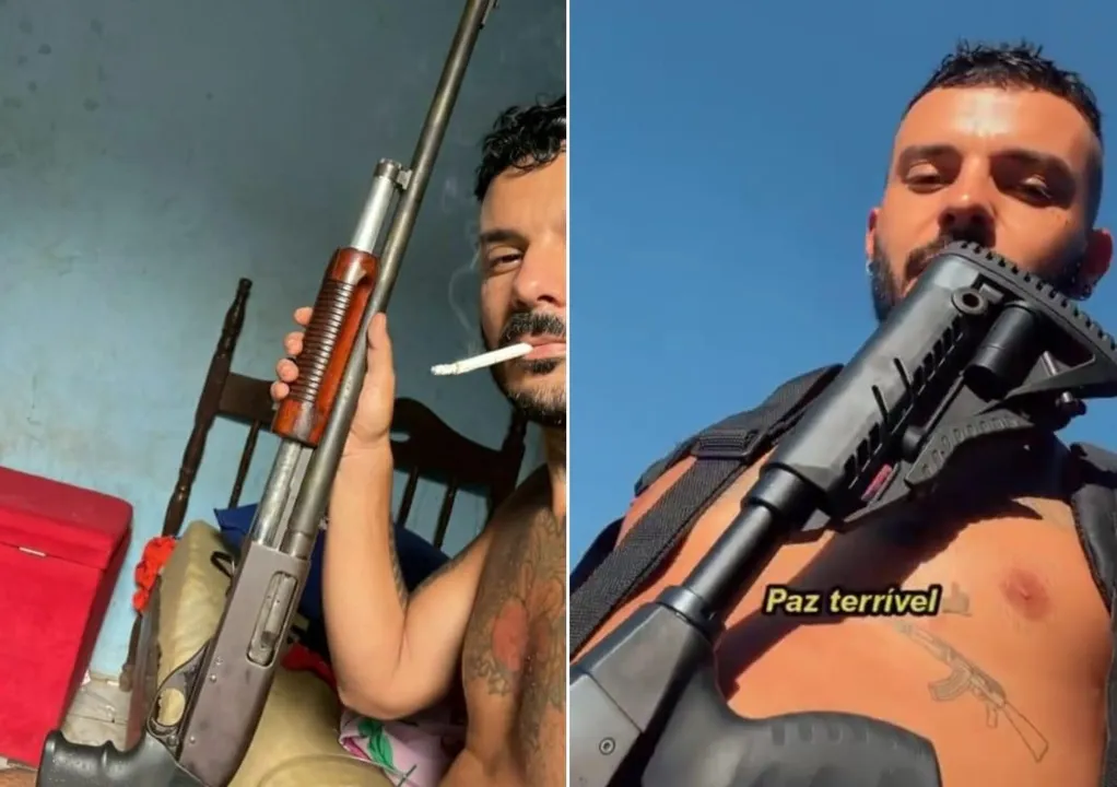 Homem costumava se exibir com armas nas redes sociais