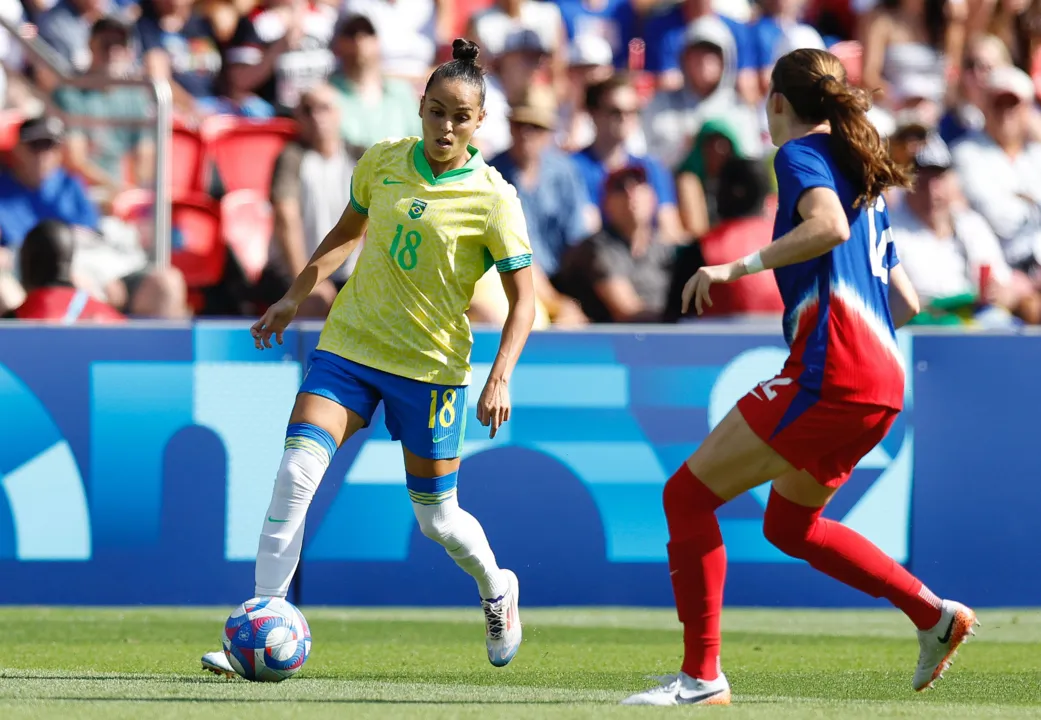 Gabi Portilho foi titular na final contra os Estados Unidos