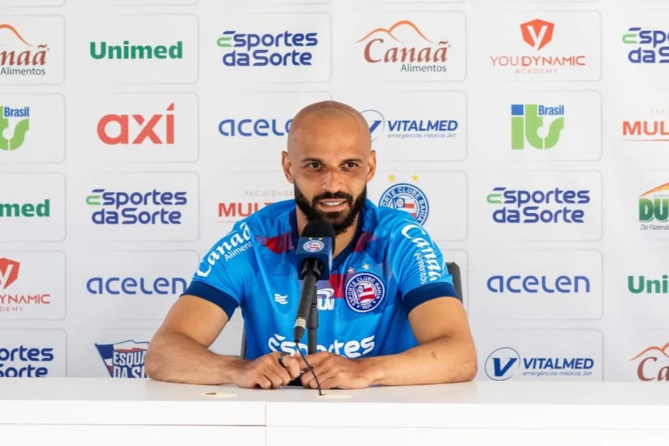 Thaciano concedeu entrevista coletiva neste sábado, 24