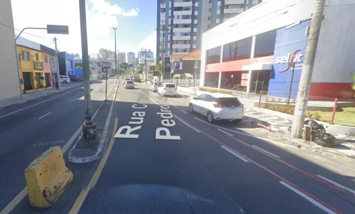 O trecho entre a Selfit e a Rua Vieira Lopes, será interditado somente para ônibus e caminhões, no sentido Avenida Vasco da Gama