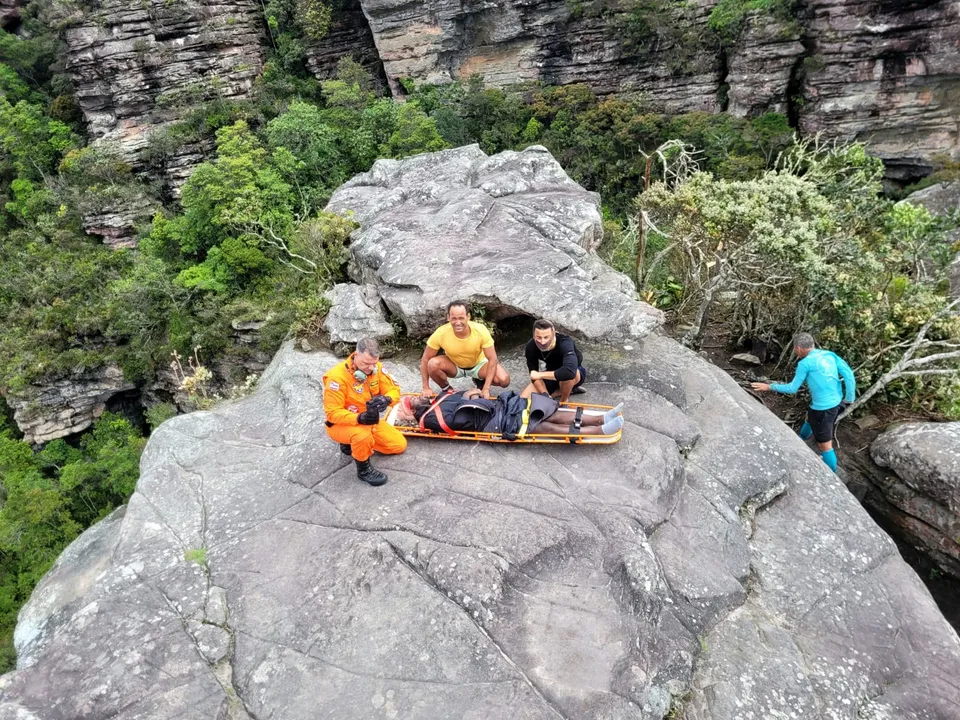 Imagem ilustrativa da imagem Turista francês é resgatado após ser encontrado na Chapada Diamantina