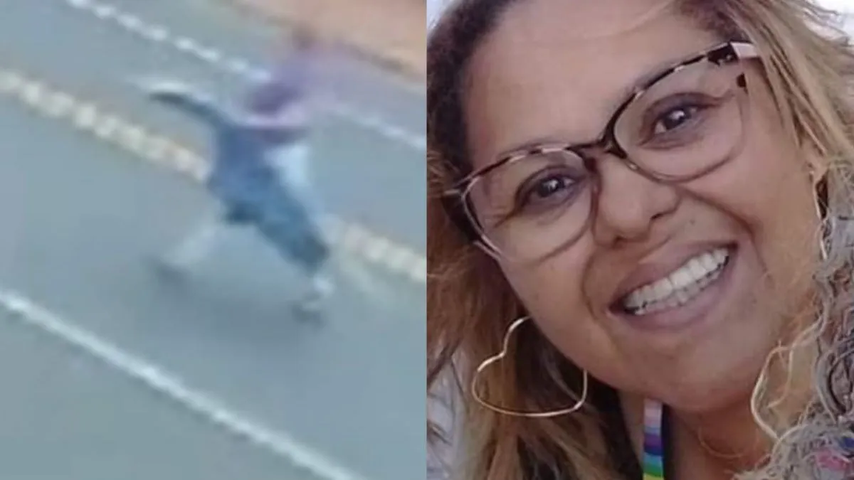 Moto atropela mulher em ato