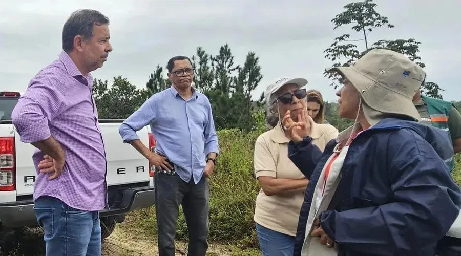 Visita técnica foi realizada para avaliar a área destinada à implantação do projeto na região de Costas dos Coqueiros.