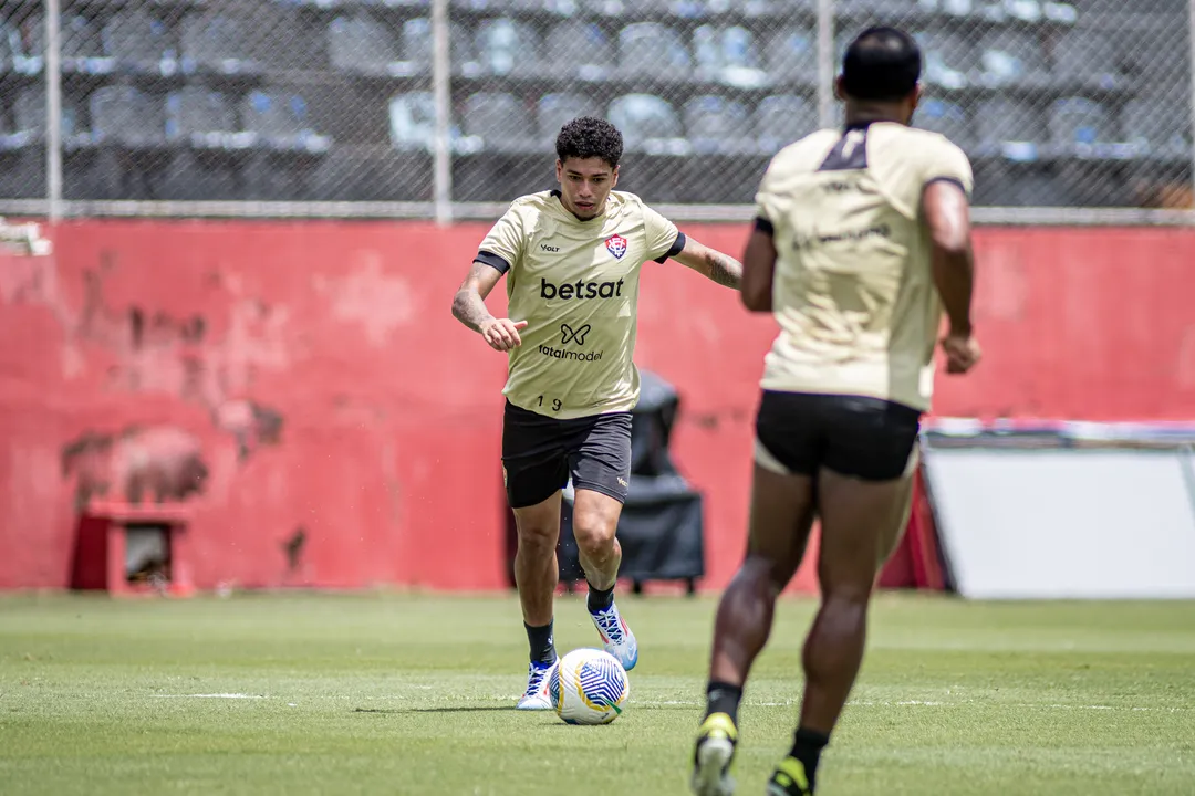 Treino do Vitória nesta sexta-feira, 20