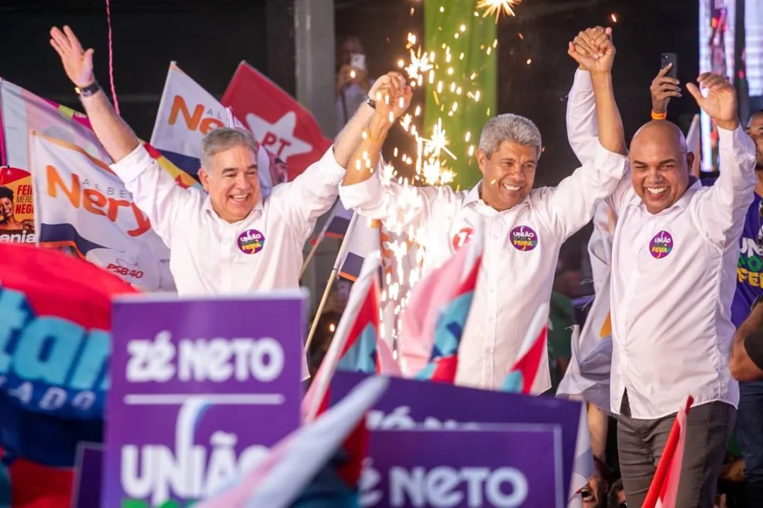 Jerônimo esteve presente no lançamento da candidatura de Zé Neto