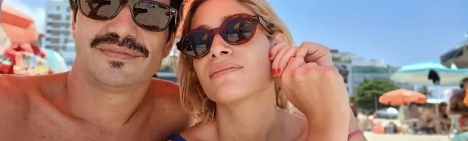 Luisa Arraes e Caio Blat estão juntos desde 2017