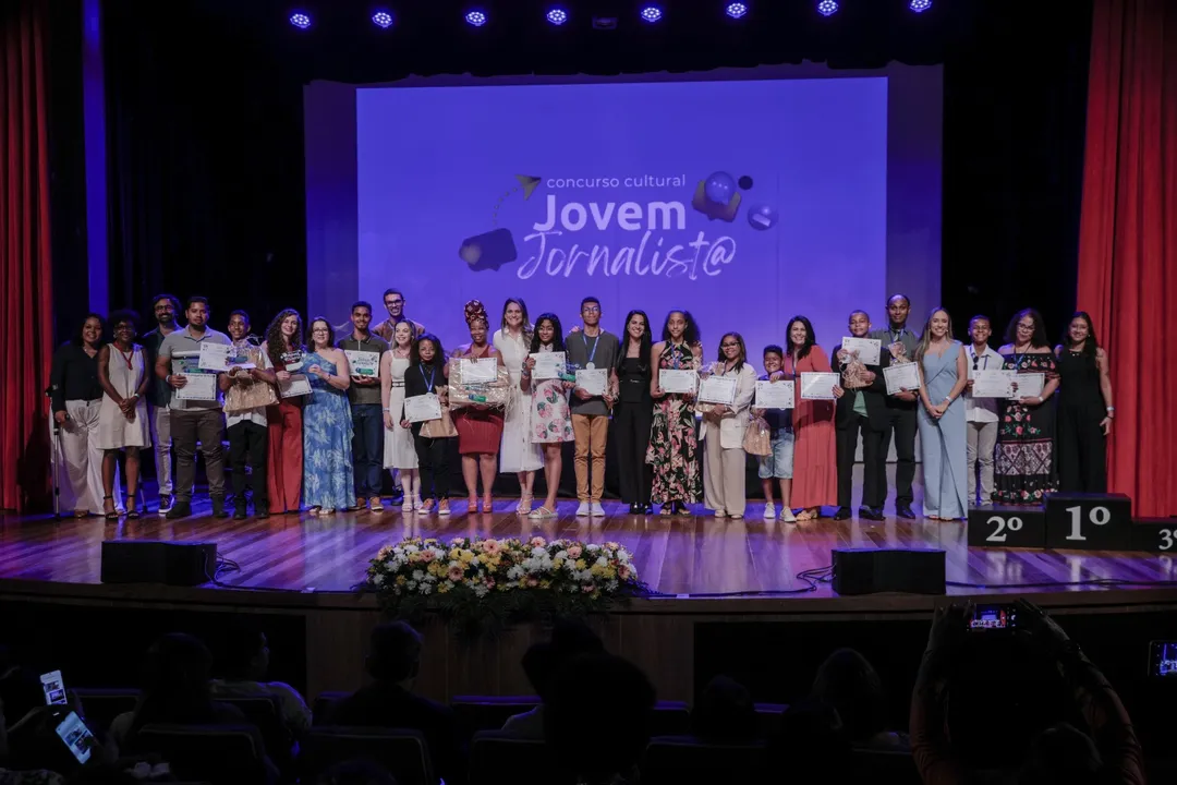 Noite de premiação dos jovens jornalistas