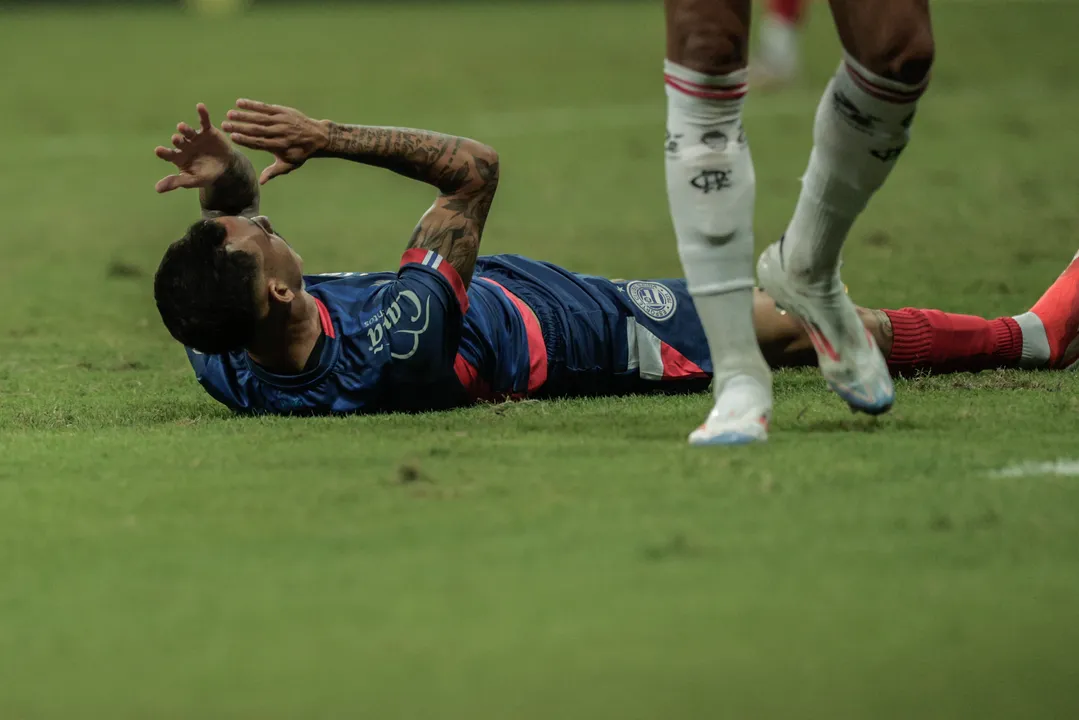 Iago Borduchi em jogo do Bahia pela Copa do Brasil