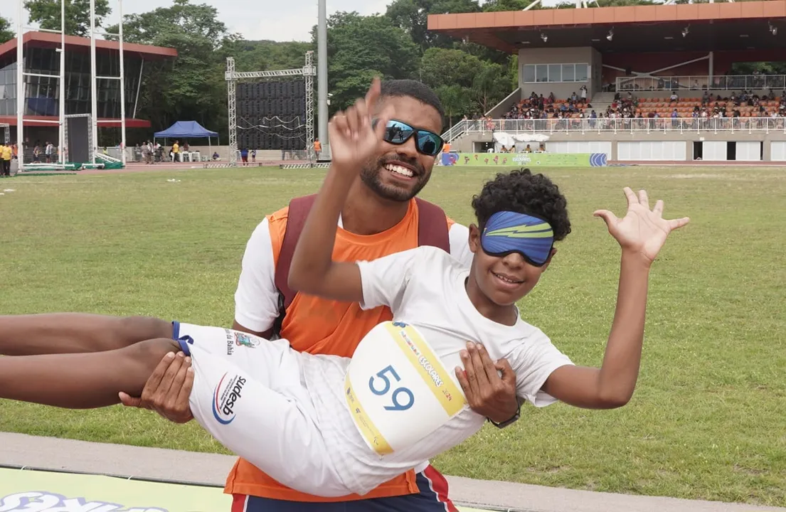 Davy Santos, campeão no atletismo