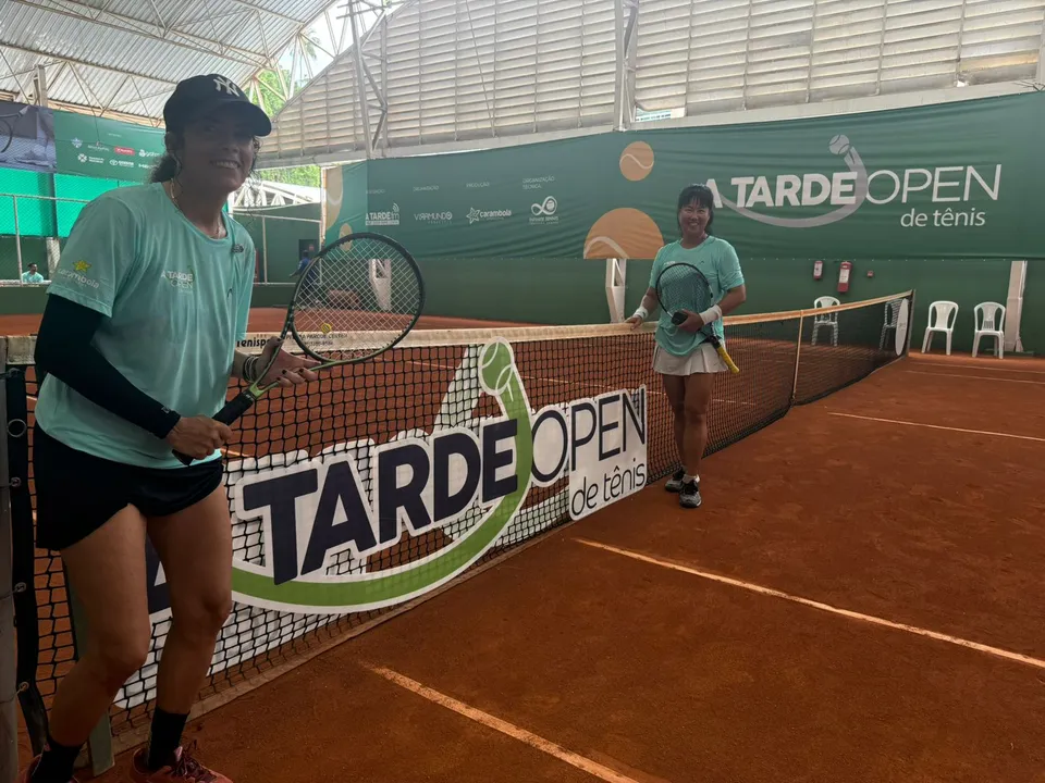 Renata Vale e Meire Yamazaki são apaixonadas por tênis e representam as mulheres no A TARDE OPEN de Tênis