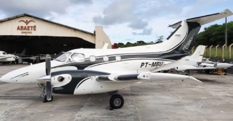 Imagem ilustrativa da imagem Avião com cinco pessoas que caiu em SP é de empresa baiana