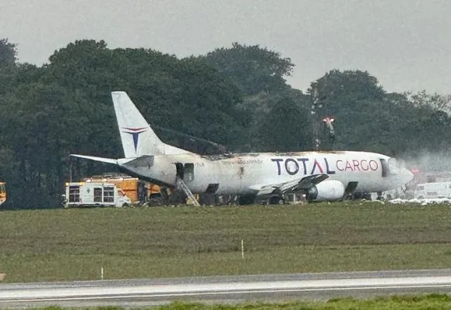 Avião pertence a Total Cargo