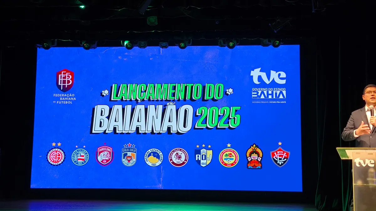 FBF e TVE lançam Campeonato Baiano 2025 e celebram crescimento do futebol estadual