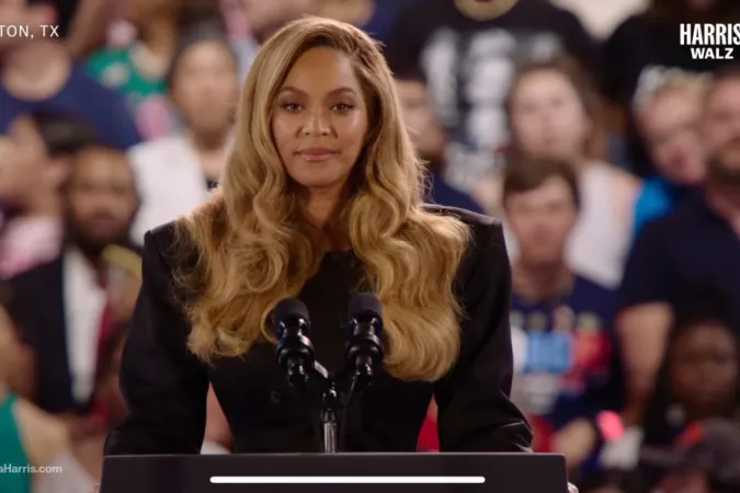 Beyoncé confirmou seu apoio a Kamala Harris