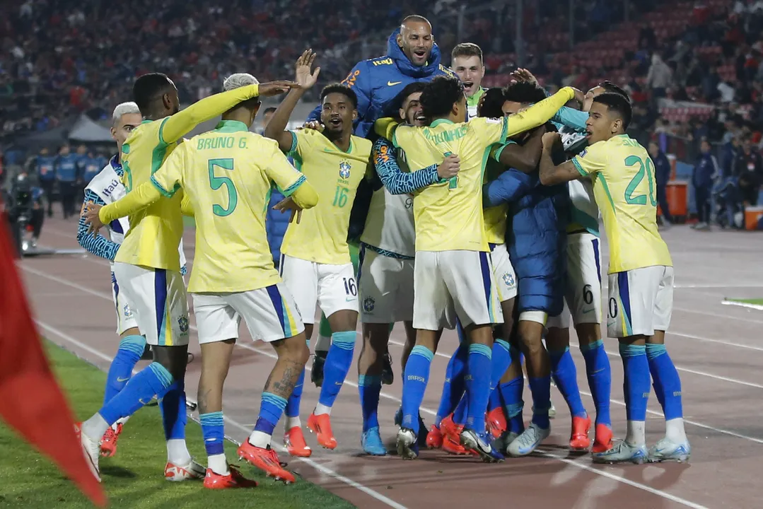 Brasil venceu o Chile jogando em Santiago