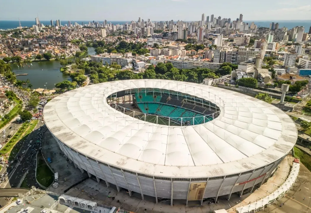 Arena Fonte Nova é o palco de Bahia e Palmeiras pela 34ª rodada do brasileirão