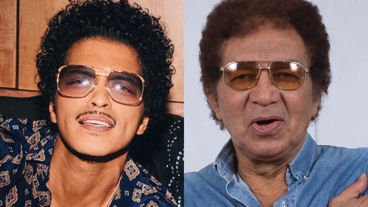 Bruno Mars acabou sendo comparado com brasileiro