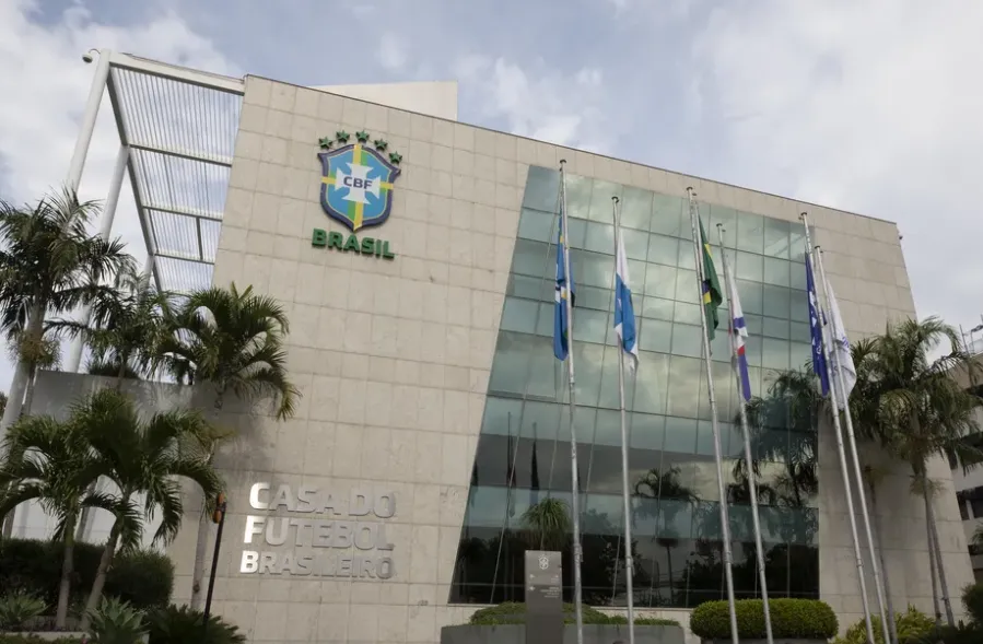 Fachada da sede da CBF no Rio de Janeiro