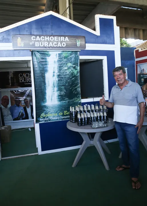 Rivacy Maia,produtor de cachaça da Cachoeira do Buracão