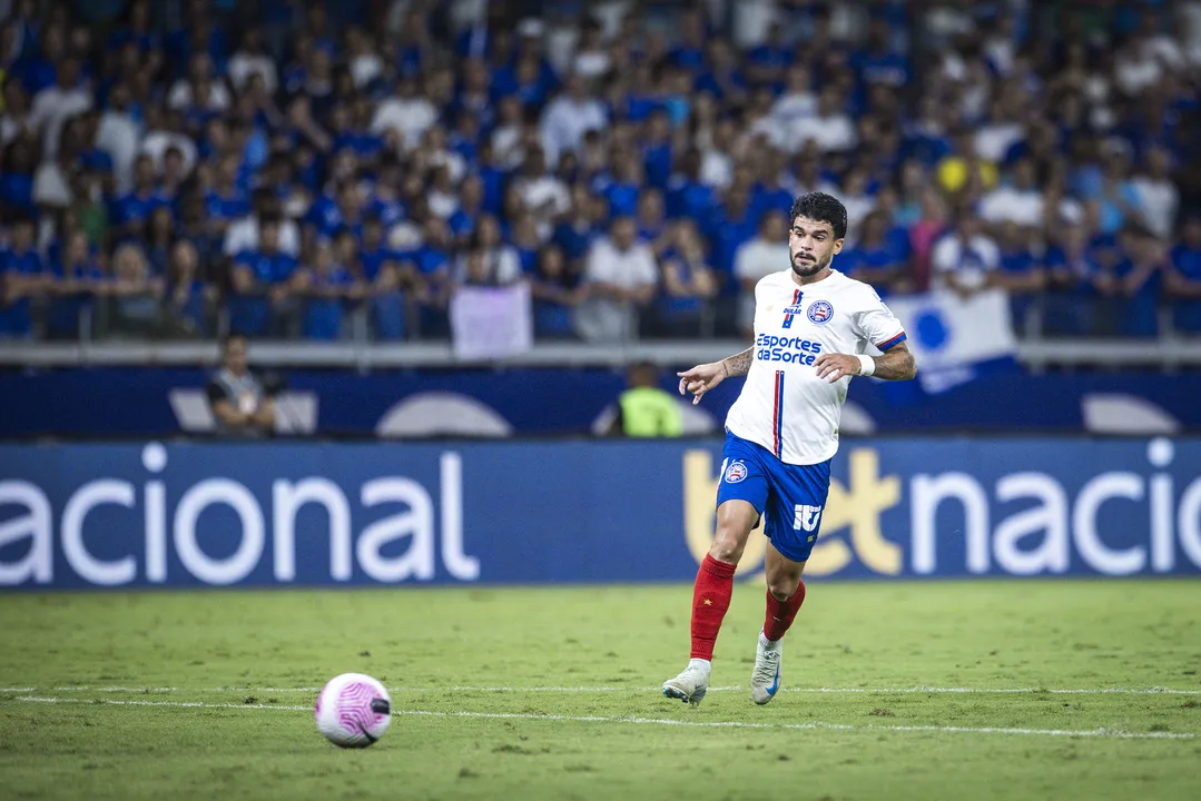 Cauly na partida contra o Cruzeiro