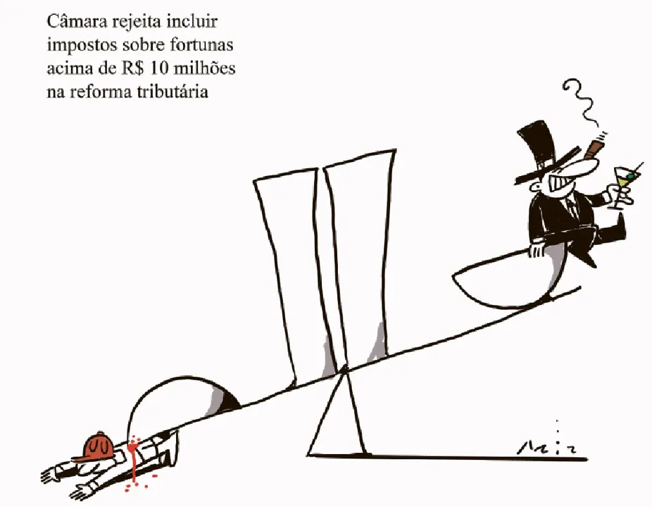 Imagem ilustrativa da imagem Charge do dia 02/11/2024