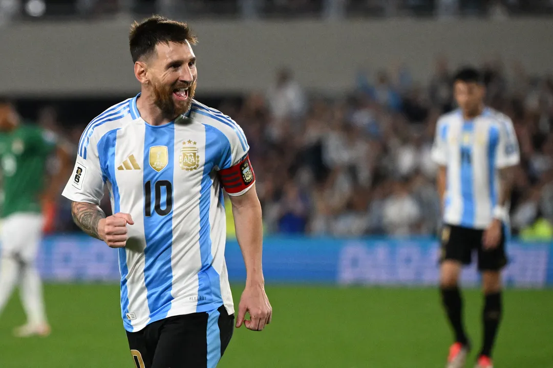 Messi brilhou no seu retorno à Argentina