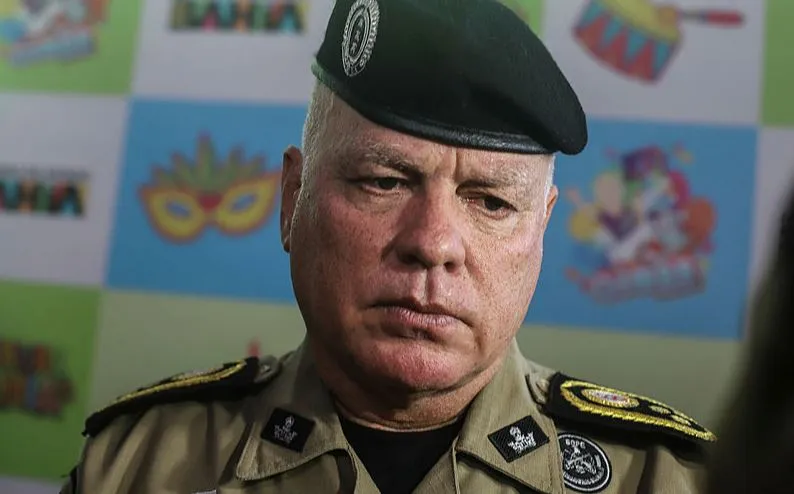 Comandante-geral da Polícia Militar da Bahia, coronel Paulo Coutinho