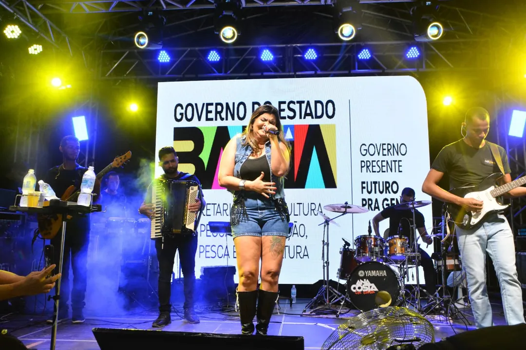 Show de abertura da Fenagro no Parque de Exposições de Salvador