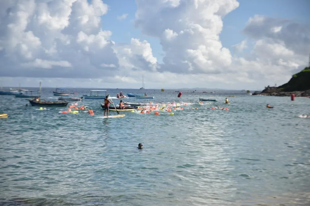 Praia de Inema recebe a Copa Bahia Internacional de Águas Abertas