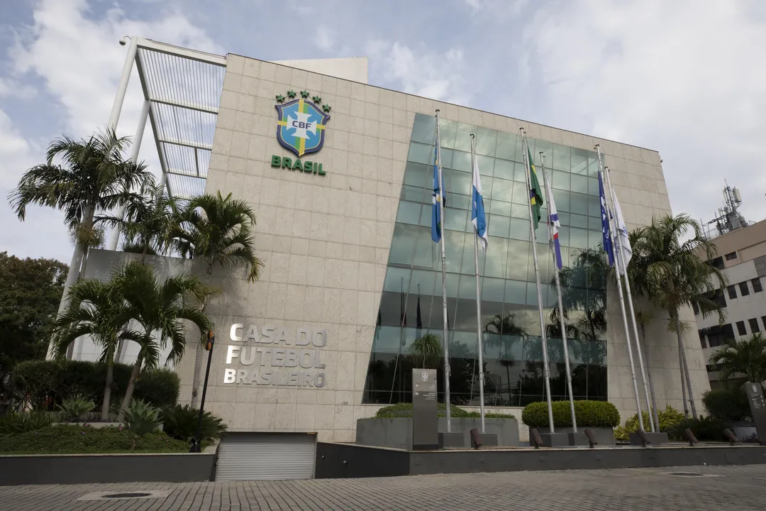 Fachada da sede da CBF no Rio de Janeiro