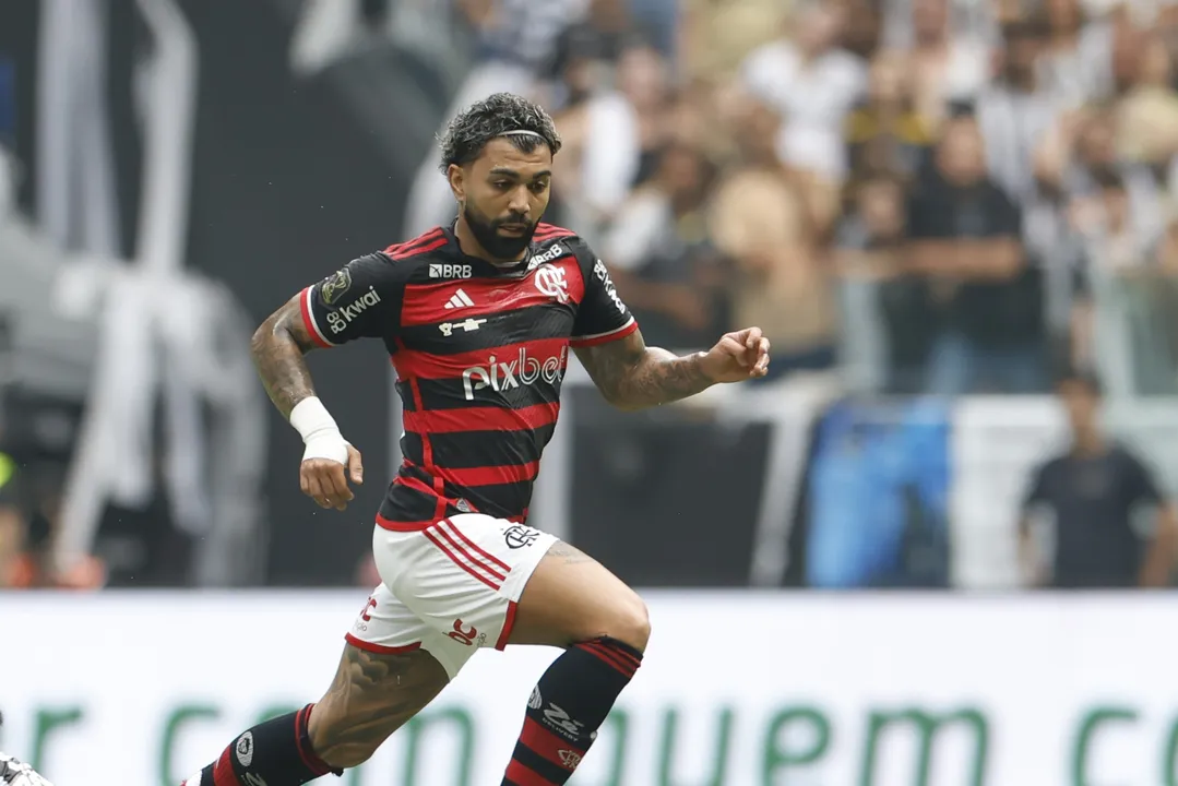 Gabigol em campo pelo Flamengo